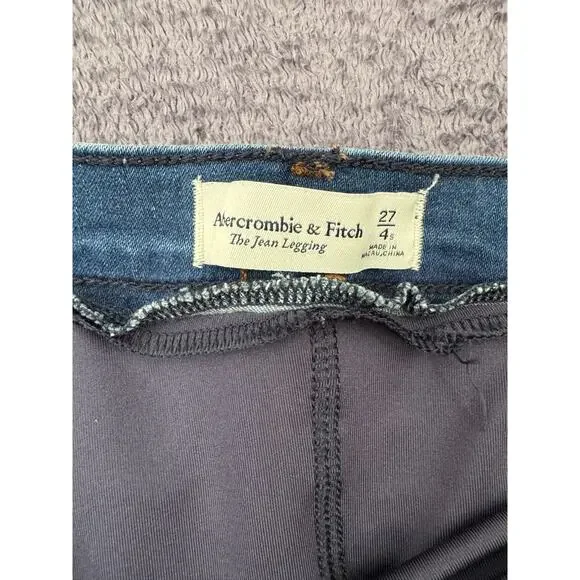 Abercrombie & Fitch Maternity Jean Legging 27 / 4 Short Petite Jegging Stretch - Picture 4 of 9
